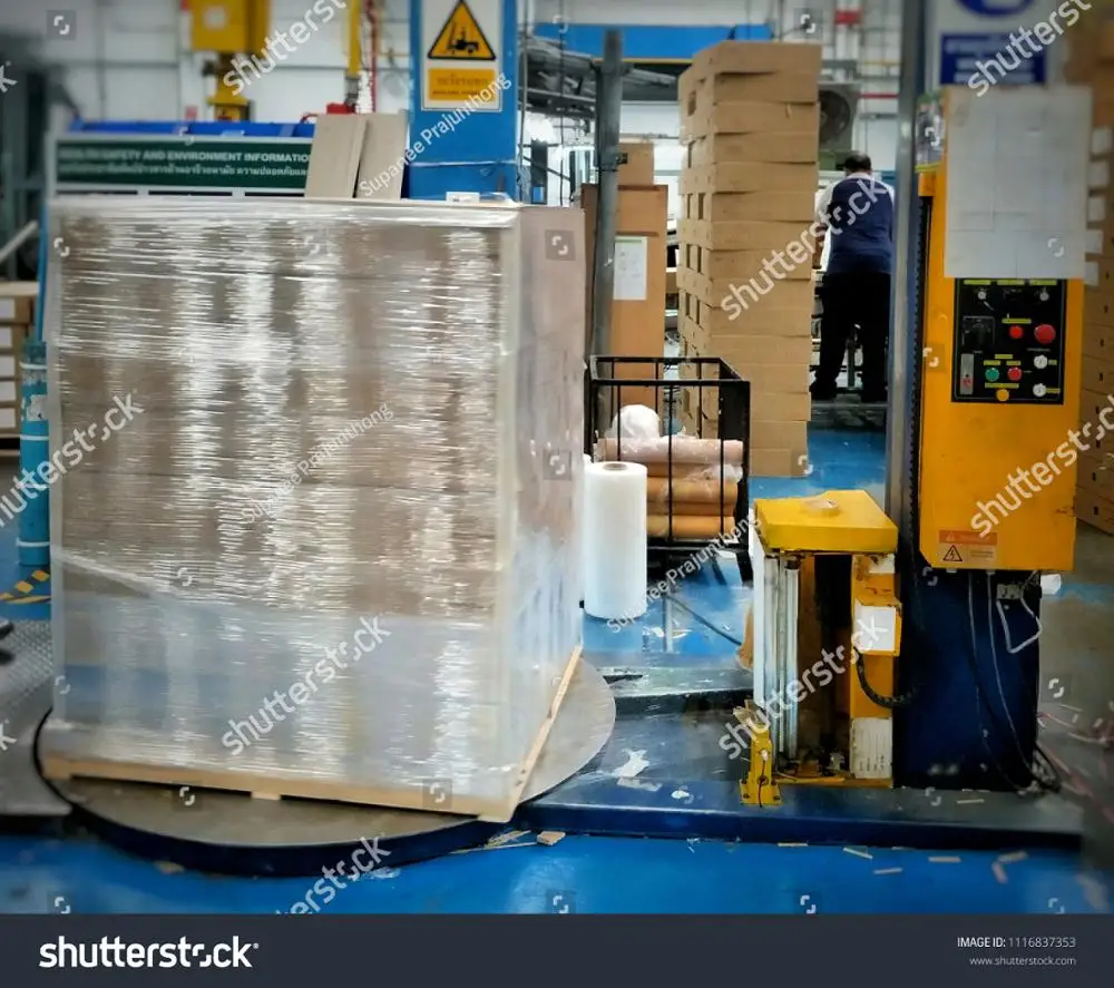 stretch film LLDPE Wrapping Film Roll / Wrapping Plastic Roll