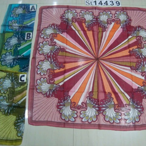 100% Tebi silk scarves