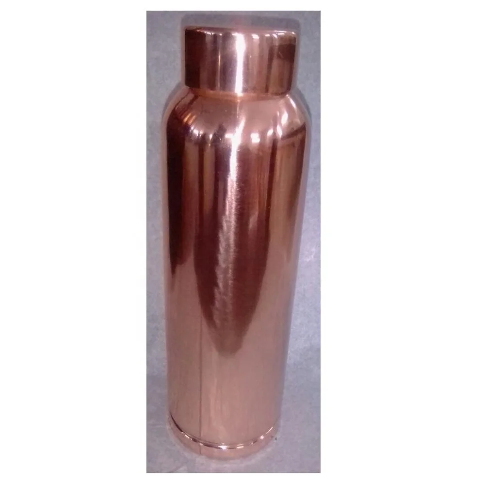 Flower Painted Copper Water Bottle  Newest Printed Pure Copper Water Bottles Cheap And Best Customize Bottle
