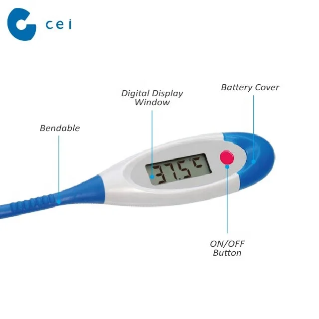 NEW Pet Products Bendable Waterproof Thermometer Veterinary Equipment Temperature Gauge