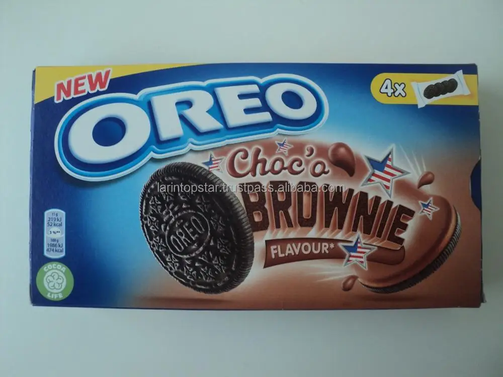 Oreo Brownie cream biscuit 176g (Oreo Biscuits in different sizes) Mondelez Oreo original