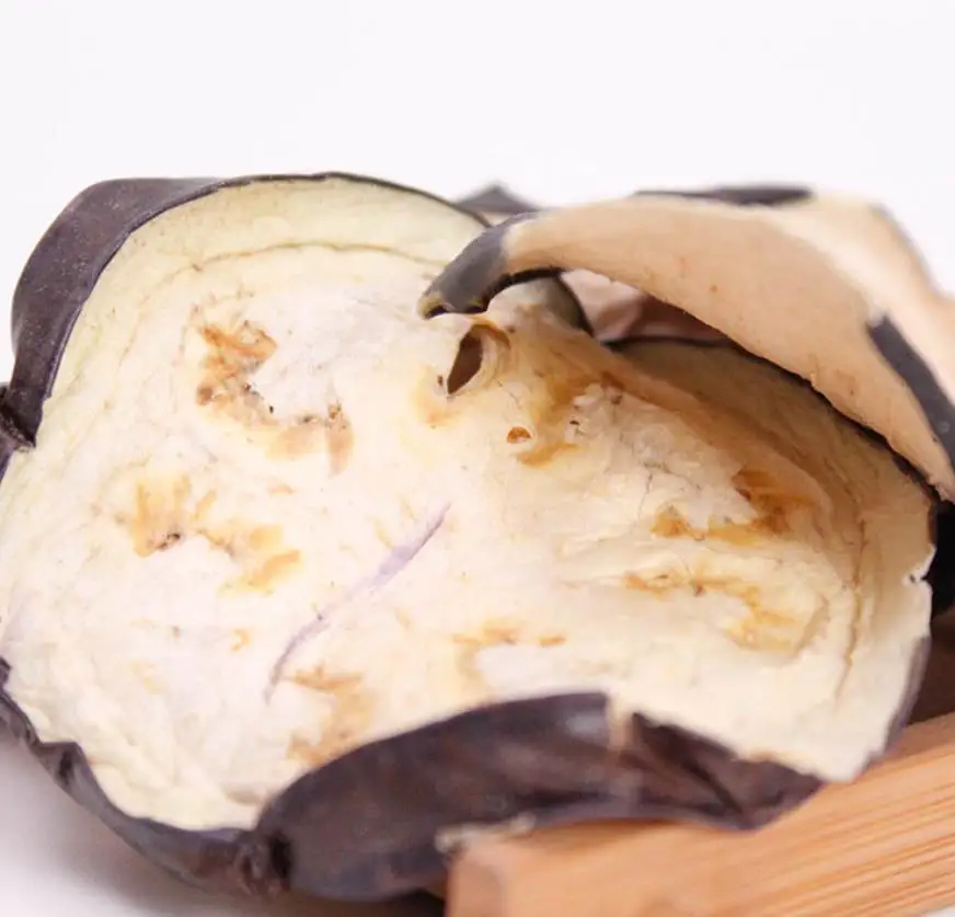 Дегидратирующие овощи продукты Натуральные сушеные ломтики баклажана фрукты