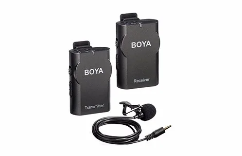 New BOYA BY-WM4 PRO K1/2  2.4GHz wireless microphone for iPhone, Ipad and most of Android devices,DSLR camera, Camcorder, PC