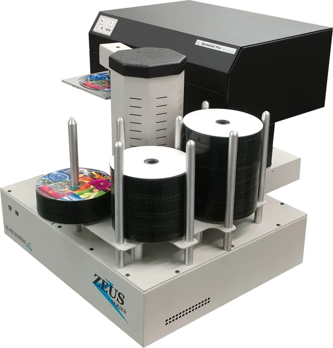 Advanced High-End Blu-Ray Publisher Olympus 2H BD w/ 2 drives Embedded PC w/ Win10, Inkjet Printer & 220 Disc Capacity