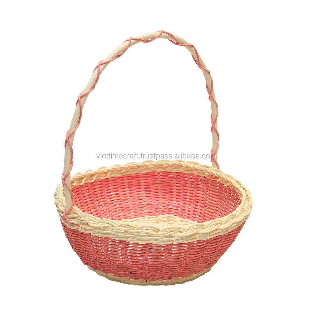 Cheap price beautiful bamboo gift basket for Christmas