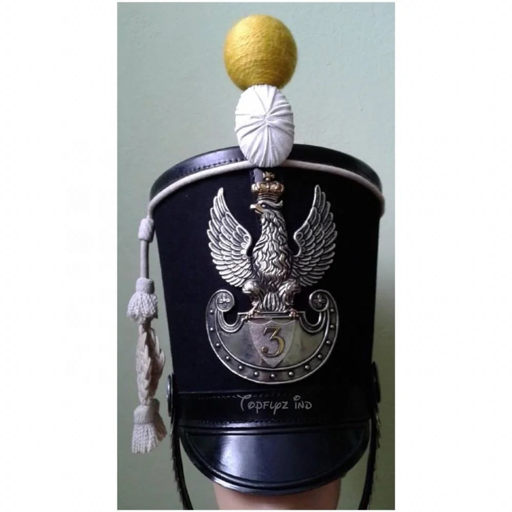 
Reproduction 3rd Polish infantry regiment 1828-1830 shako hat 