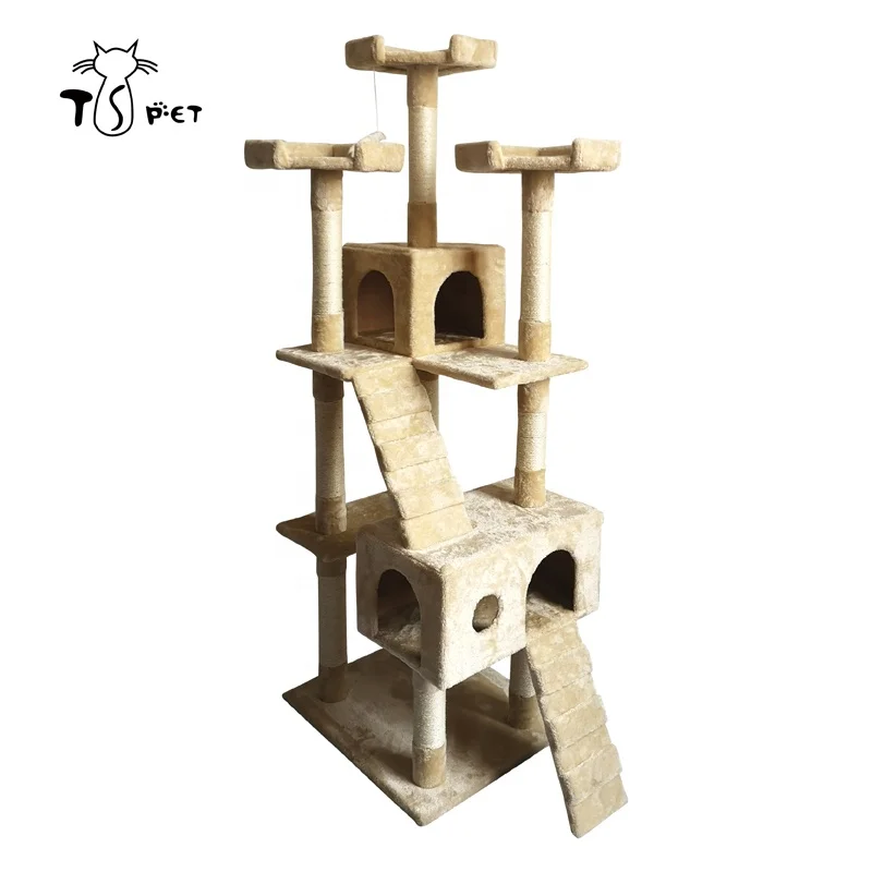 
Cat Tree Condo Play House Pet Scratcher Kitten Furniture Cat tower 