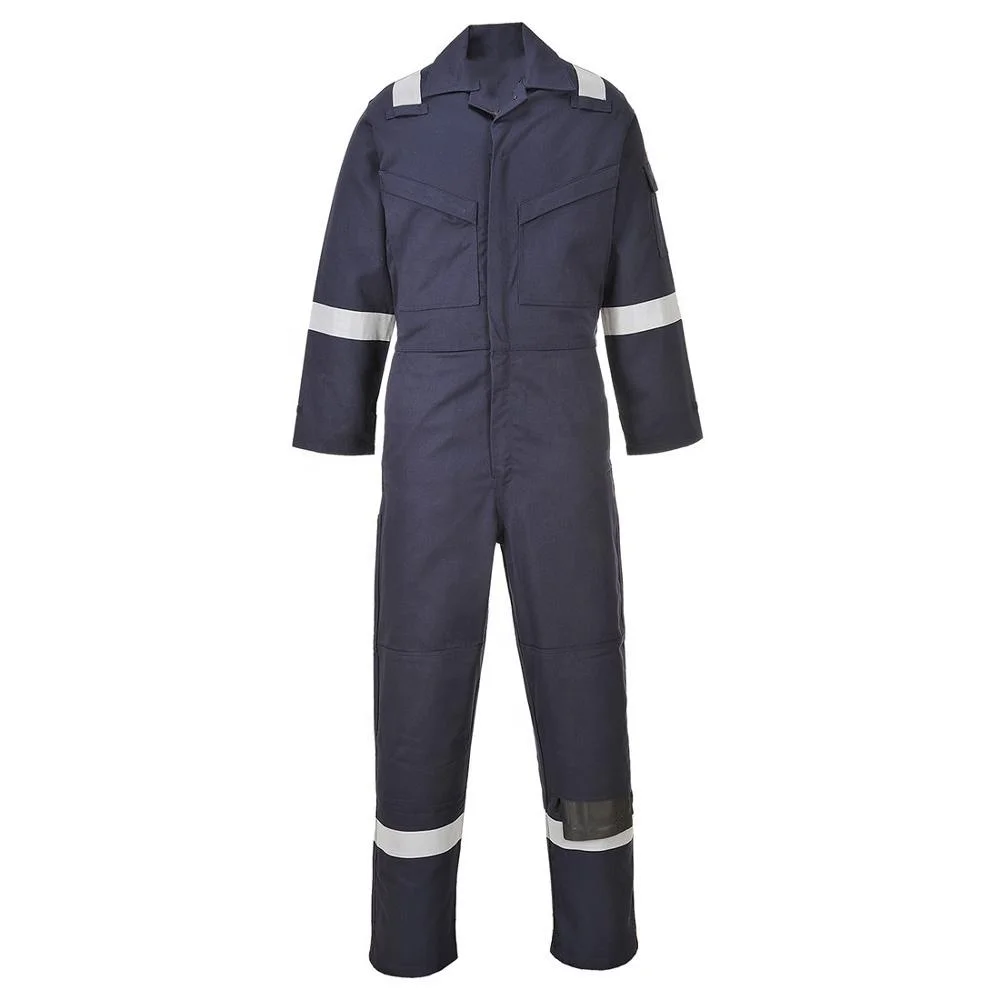 high quality 88%Cotton 12%Nylon reflective flame retardant coverall