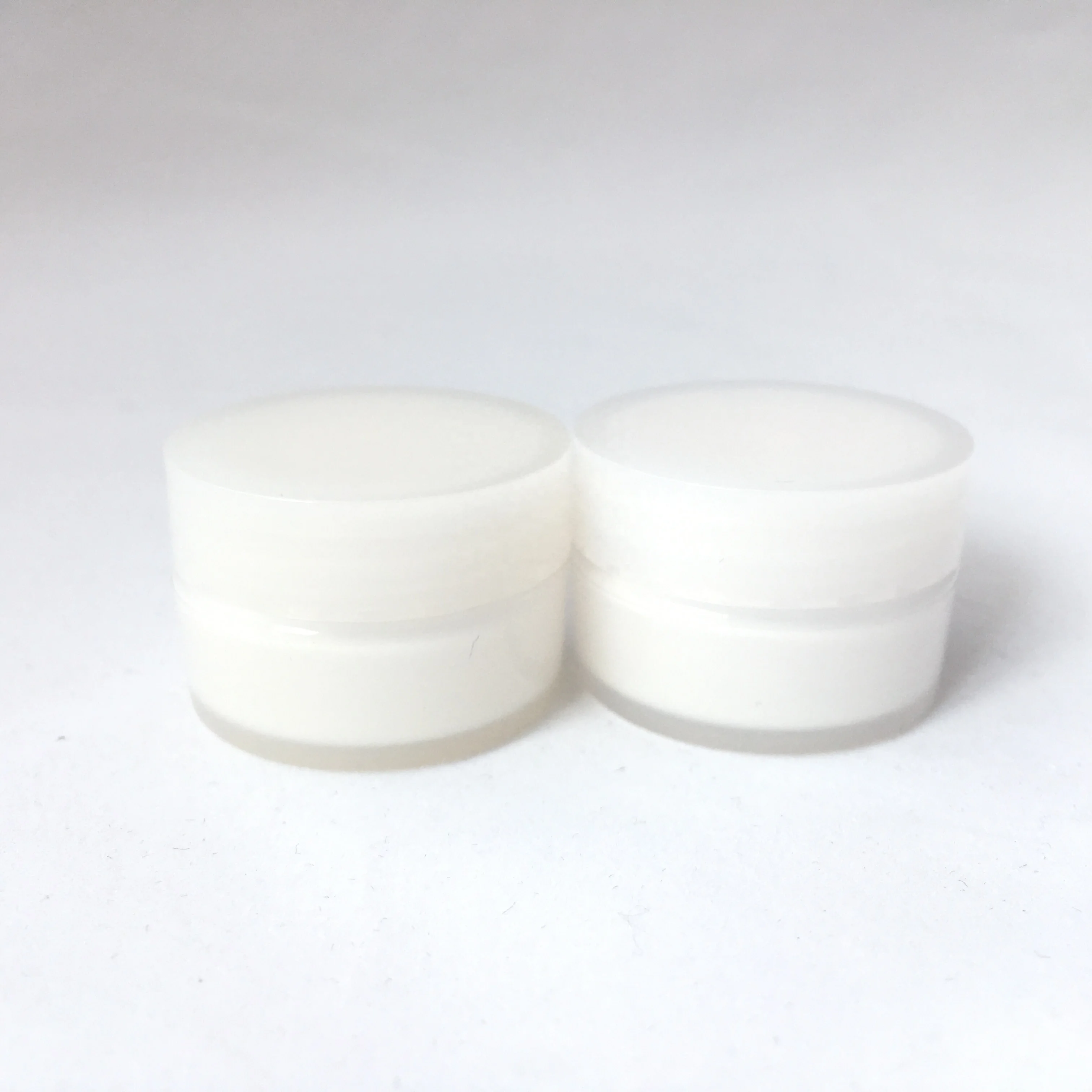 10ml sample round PP plastic white cosmetic cream jar
