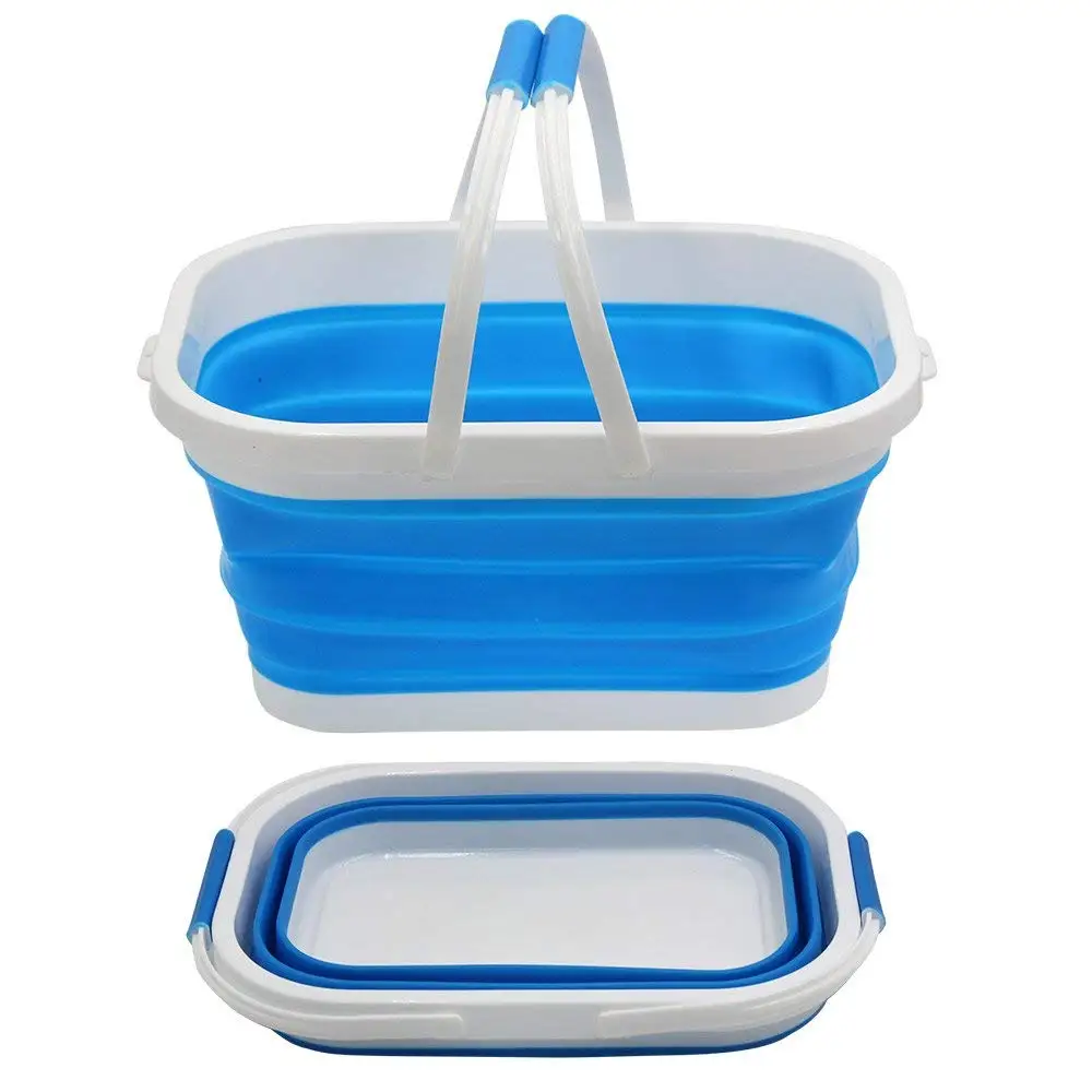 Hot Sell Silicone Storage Container Foldable Basket Clothes Storage Basket Space Saving Laundry Basket for Washroom