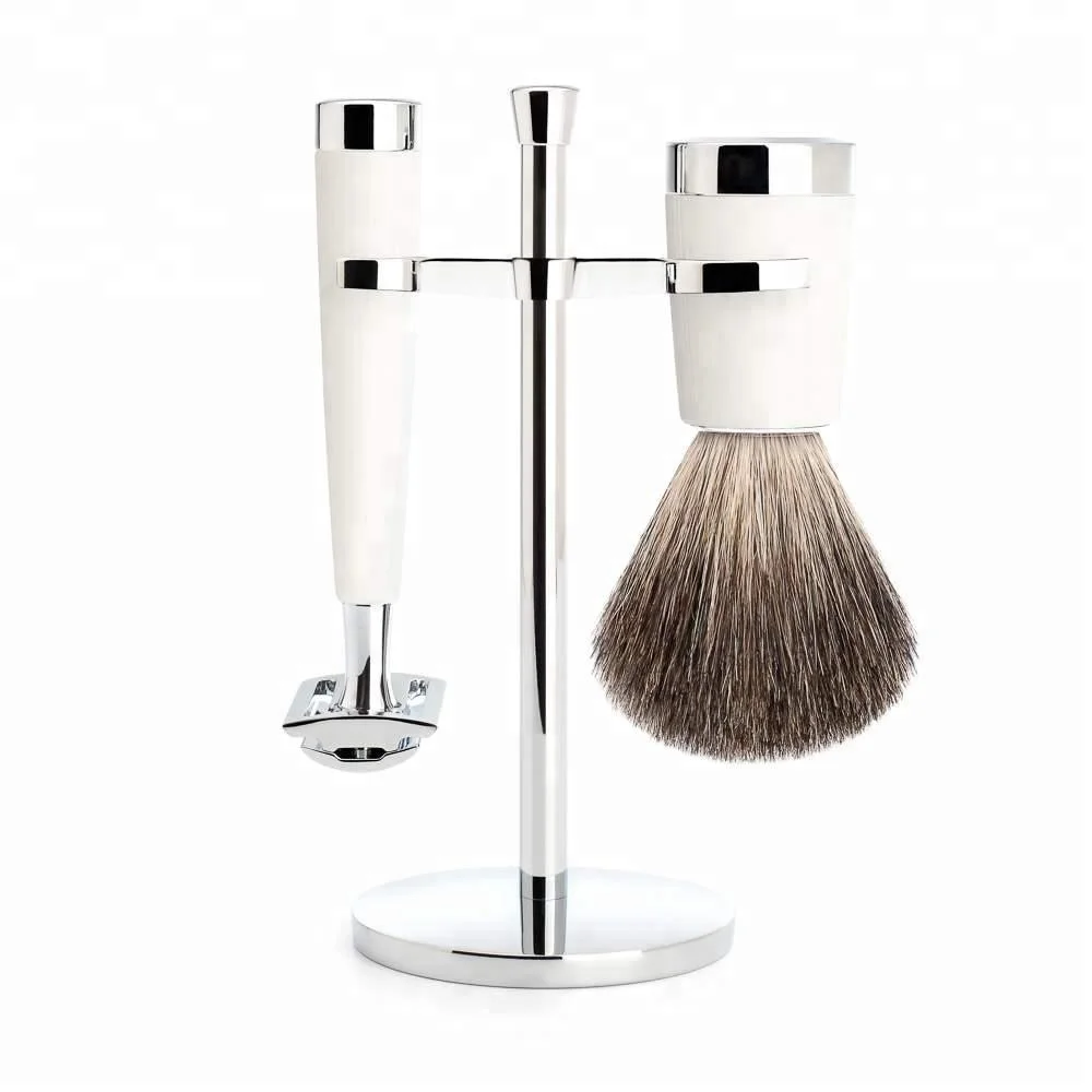 Metal Handle Double Edge Safty Razor (Long Handle) kit