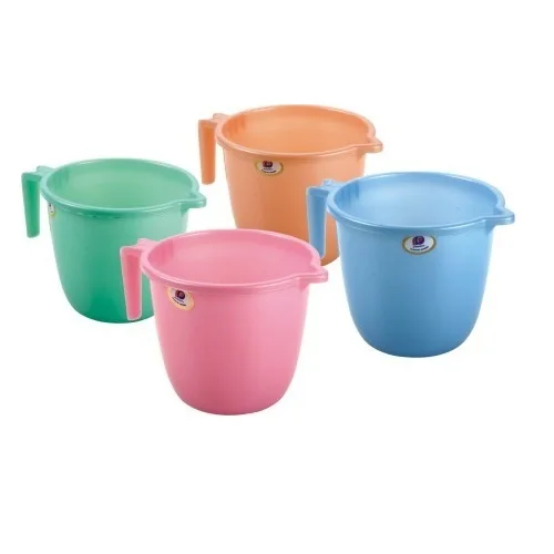 Eco Friendly Plastic Material Bathing Mug Best Price Customized Bathroom Plastic Mug For Sale