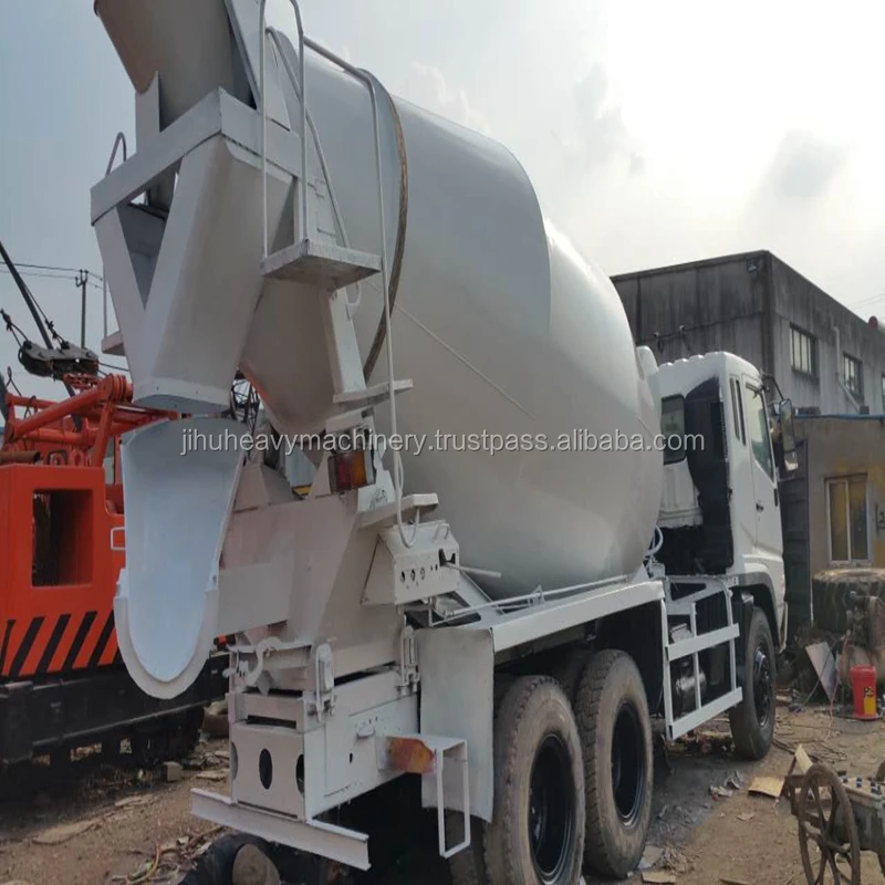 
Japanese used FUSO mixer truck repaint white 13000kg used concrete mixer truck price 