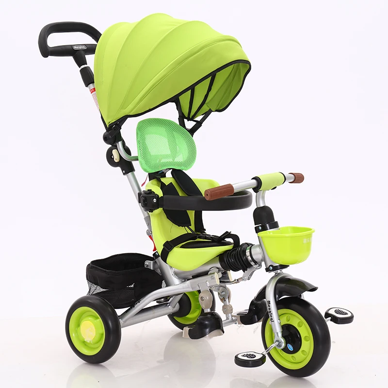 Popular children foldable tricycle kids 3 wheeler pedal car for sale