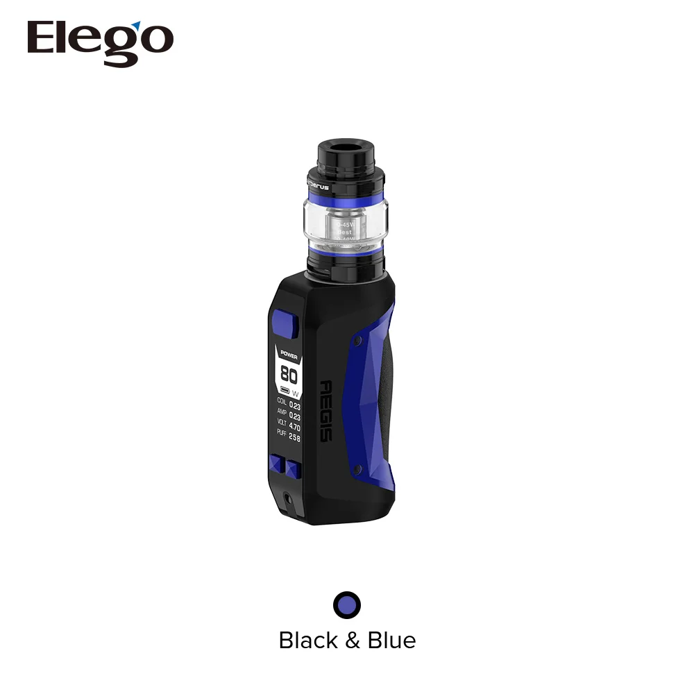 2018 Набор для вейпа Geekvape Aegis Mini 80 Вт с емкостью Cerberus 2200 мАч от Elego