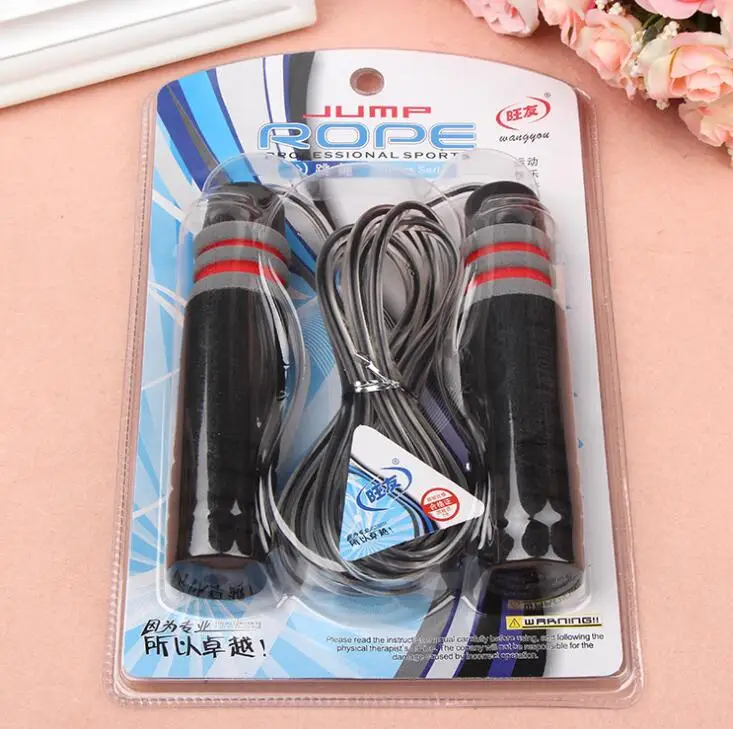 Fitness Weighted Bearing Jump Ropes Skipping Rope With Sponge Handle
