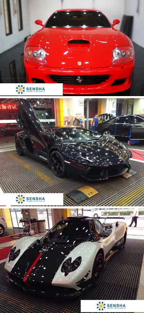 Нано-покрытие стекла автомобиля с украшением в виде кристаллов свечение 3 года покрытие 15 мл