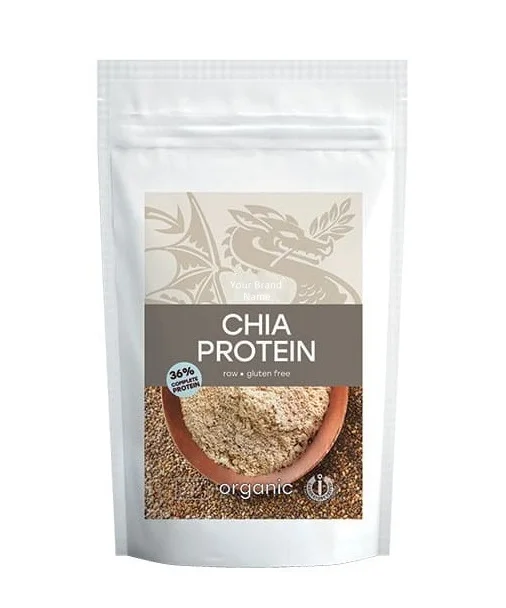 Органический необработанный порошок Чиа, частная торговая марка | Оптовая продажа, сделано в ЕС