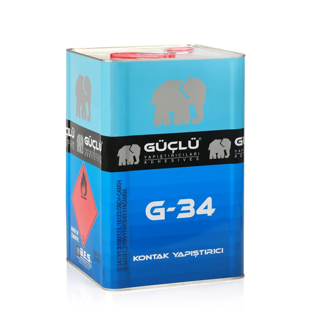 
 На основе растворителя контакт клеи G-34  