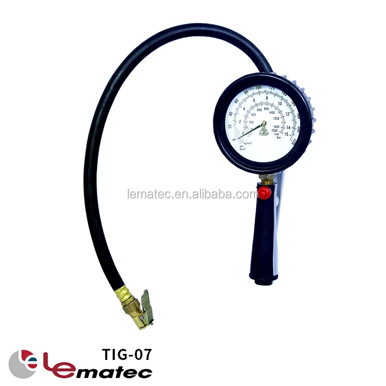 Dial Tire Inflator with Pressure Gauge Heavy Duty Made Taiwan High Accurate for Tyre Shop Repair Tool