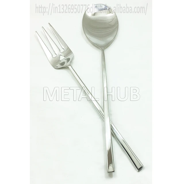 Stainless Steel Salad Server Set