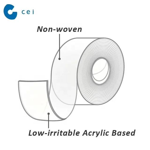 Hospital Supply High Breathable Adhesive Tape Medical Adhesive Plaster Wound Care Surgical Tape