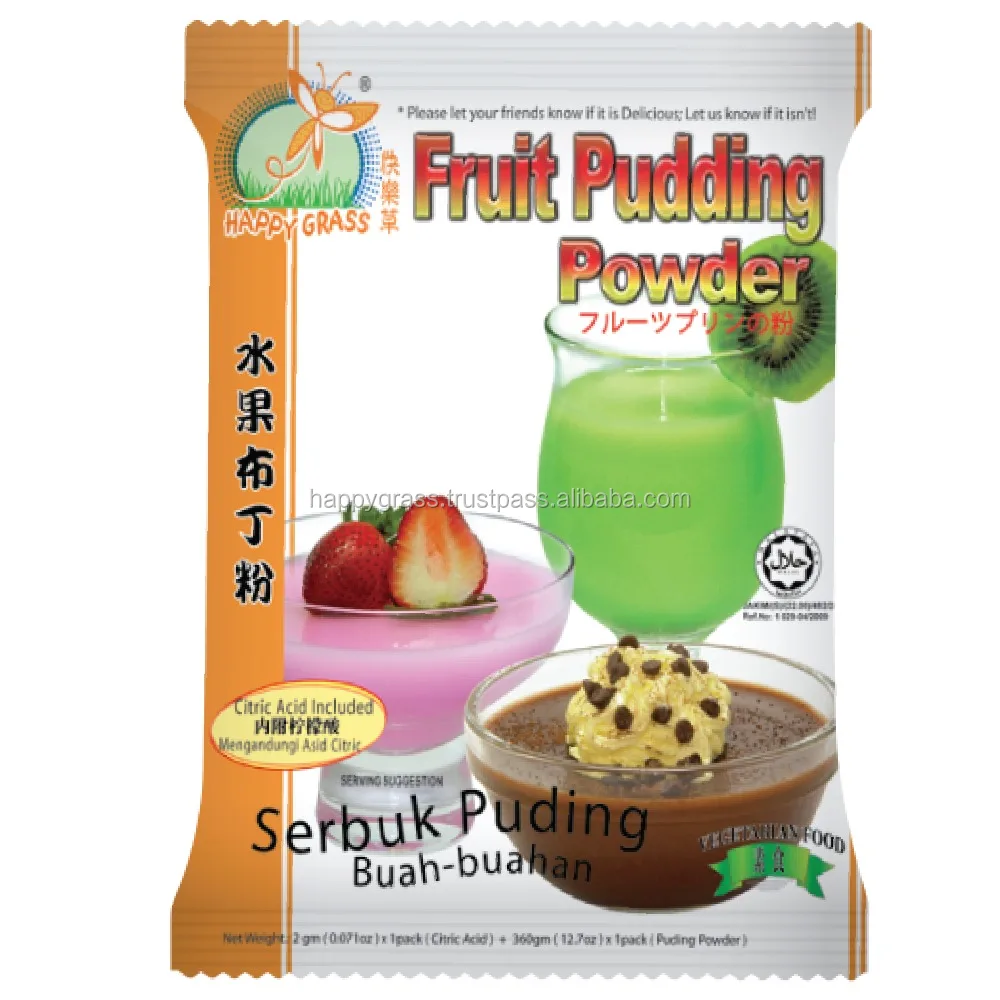 Hot Sales Fruit Pudding Powder with Assorted Flavour