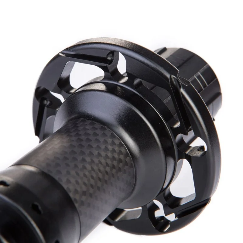 Прямая тяга RT - 035F / RCB CNC, пятиосевая обработка, анодированные подшипники NBK для дорожных велосипедов, ступица из углеродного волокна для дорожных велосипедов