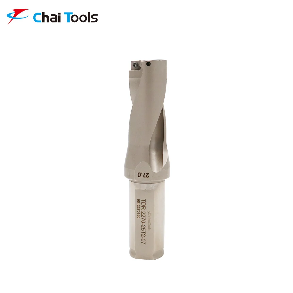 TDR 2270-25T2-07 indexable U drills for CNC machining