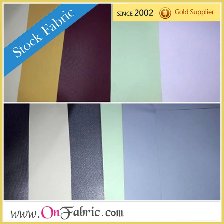 Fabric Stock Lot: Poly Black-out F/R Blind Solid Dyed 210Cm and 280Cm