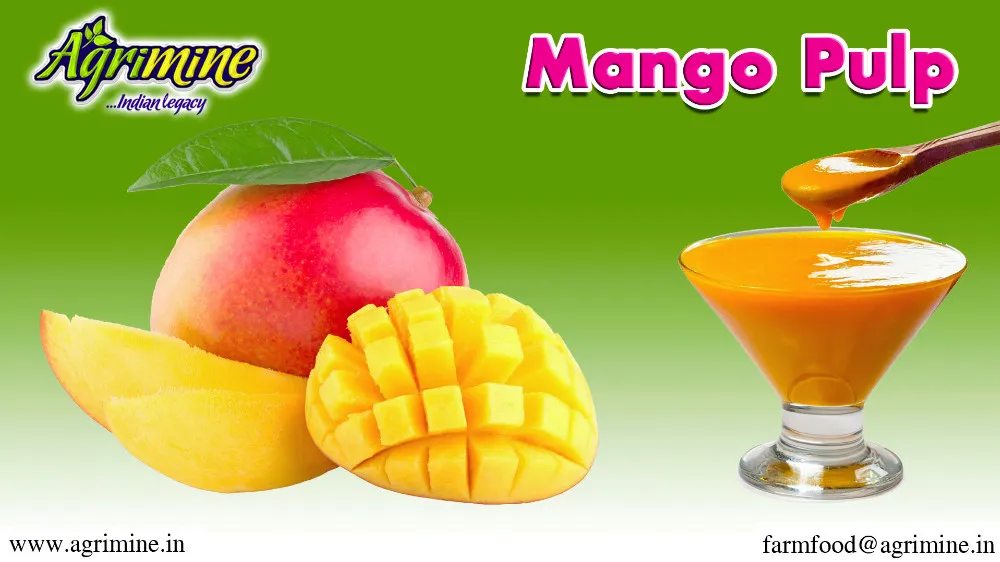 Mango pulp sweet taste