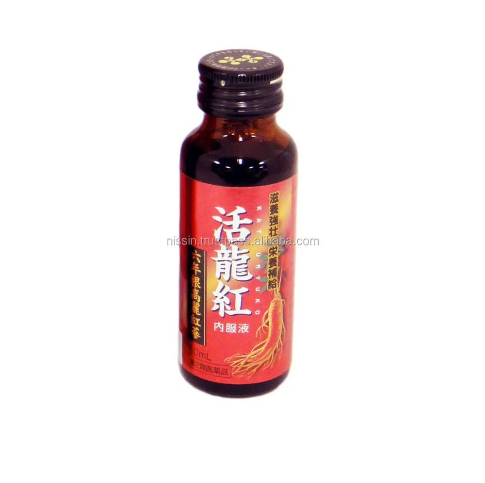 
Reliable and High quality drink in a six-year red ginseng root with multiple functions 