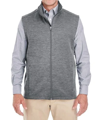 Mens custom plain black 100 spun soft polyester fleece with non-pill finish on surface fleece vest