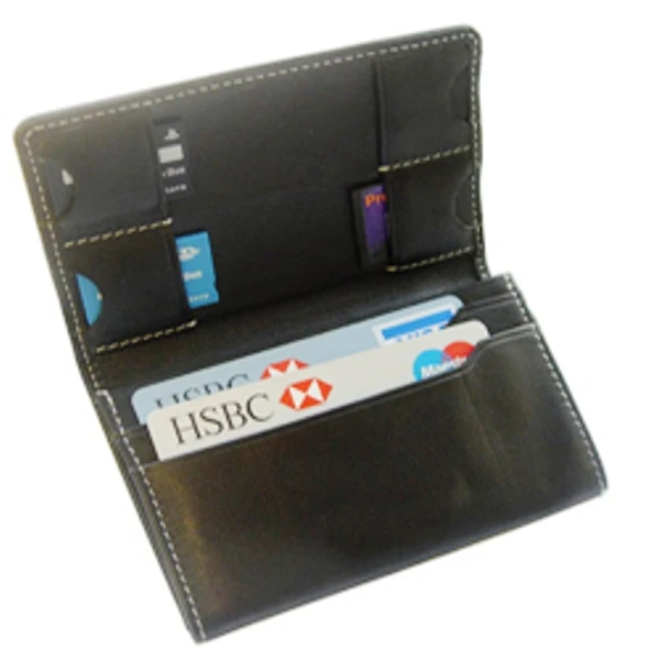 Sd card, credit card and leather, leather material sim card holder