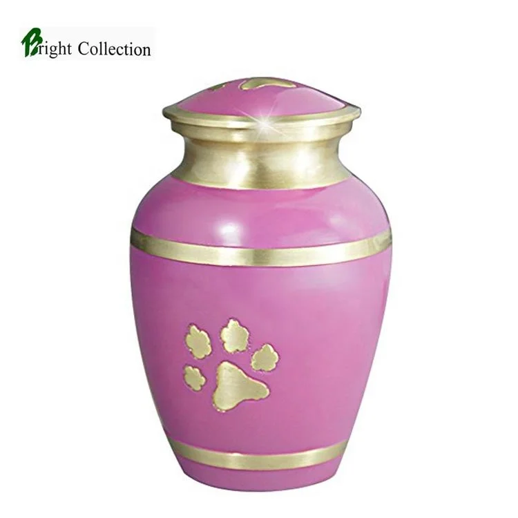 Antique Copper Urns for Dog Ashes or Memorial Cat Urns for Cremation Garden Cremation Urns