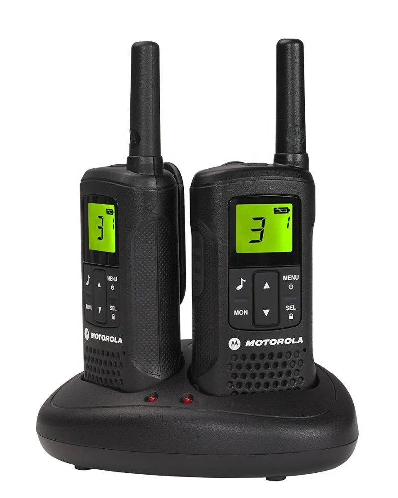 
T60 Motorola PMR Walkie Talkie Free Calls 8 Channels 121 codes Scan/Monitor Hands free 