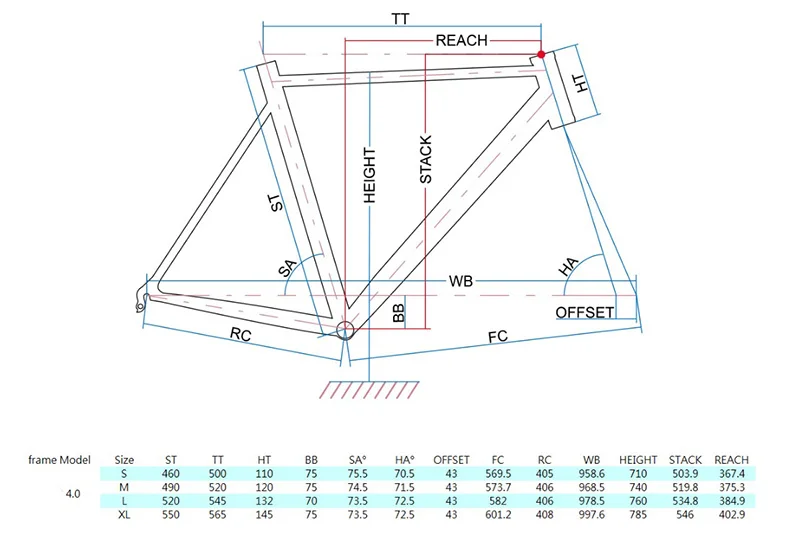 (BB28017) Titanium Road Bike Frame 4.0