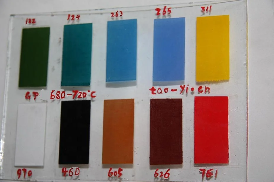 inorganic opaque white enamels highly-bright frit