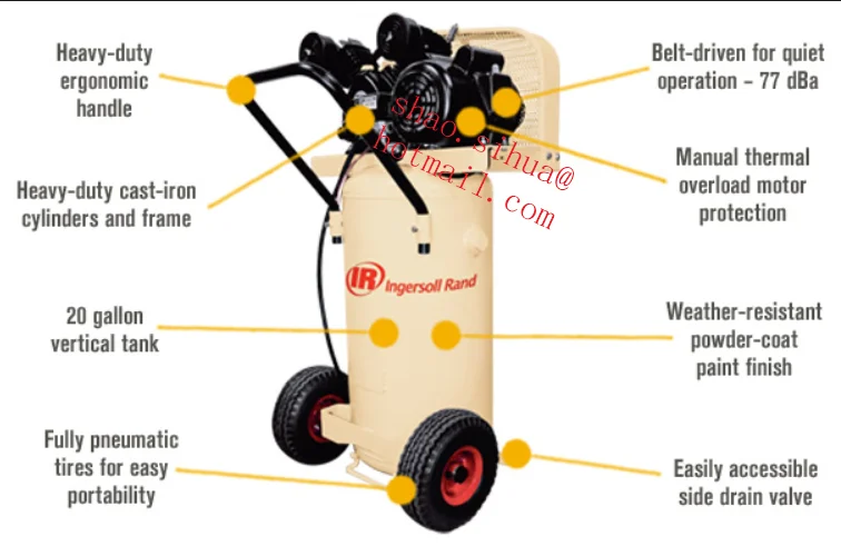 Oilless Compressor De Ar Alternativo,Ingersoll Rand T30