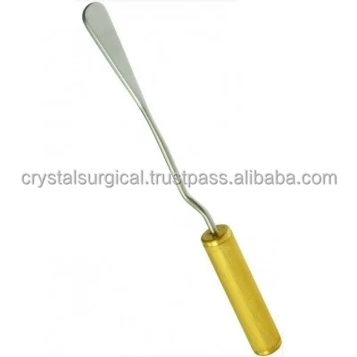 Nerve Hook Gold Plated Handle , Hook retractor For Surgery