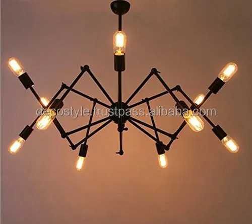 Wrought iron chandelier