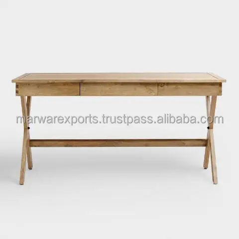 Campaign Desk Factory Custom Modern Long Narrow Solid Wood Console Table Oak Wooden Console Table for Hallway