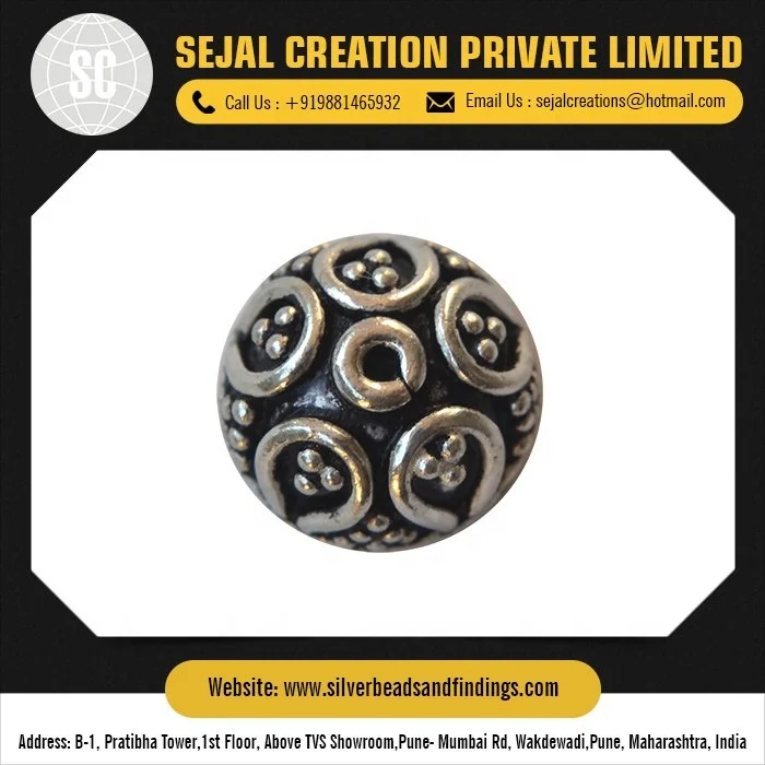 Best Jewelry Findings 925 Sterling Silver Filigree Bead Caps sterling silver beads wholesale sterling silver rosary beads