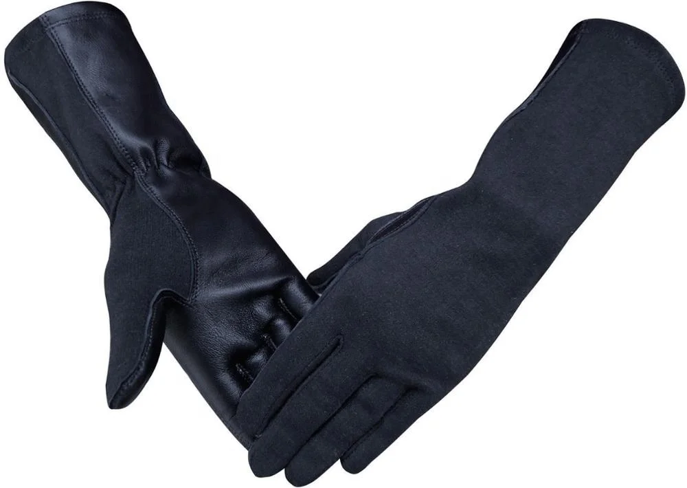NOMEX FLIGHT Pilot FIRE RESISTANT Gloves Black, Green, Tan, Sage top quality wholesale price customize made
