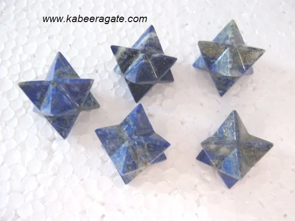 Wholesale Lapis Lazuli Merkaba Star Healing Gemstone with Merkaba Pattern