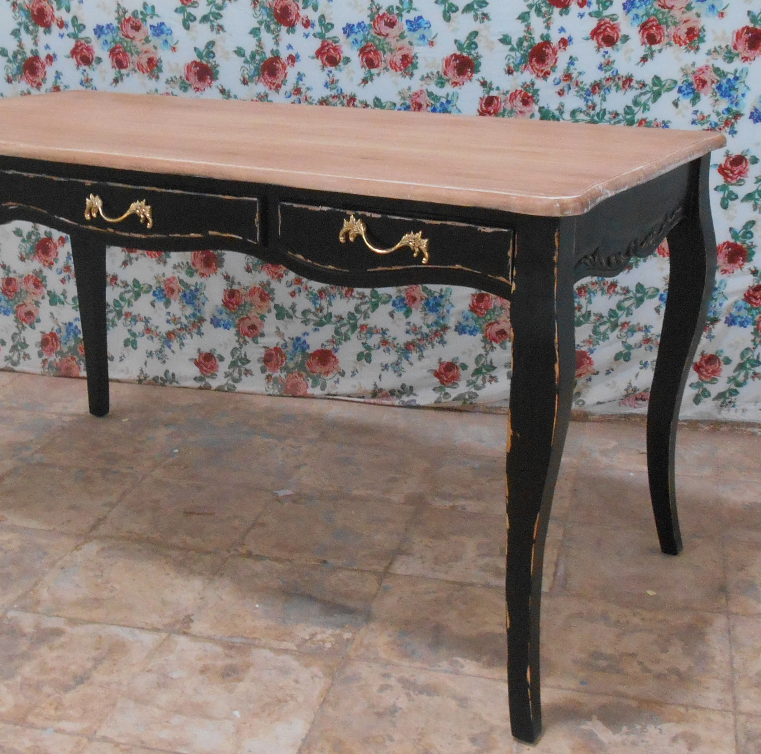 Antique Vintage Furniture - Wooden Desk French Style.