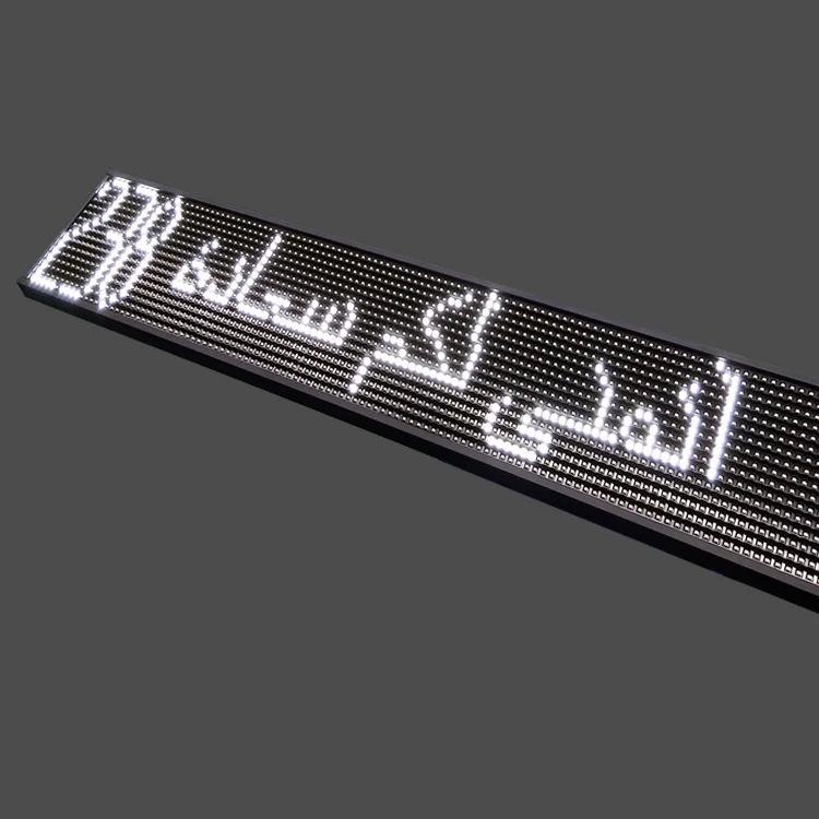 12V DC WiFi LED Screen Display Sign Scrolling Moving Message for CAR BUS