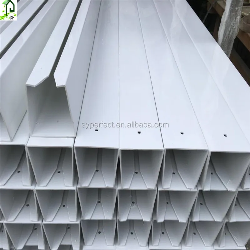 Square 100mm High Technology Vertical Agriculture Plastic PVC Hydroponic Pipe