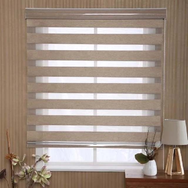 
Plastic Chain Blinds Retractable Zebra Roller Blind 