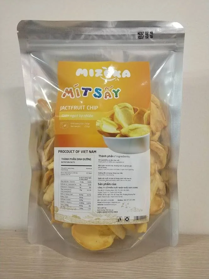 Hight Quality Freeze Fried Dried Jackfruit Chips Fruit & Vegetable Snacks Sweet Bulk Kg Jackfruit, Bag Packaging Normal Soft